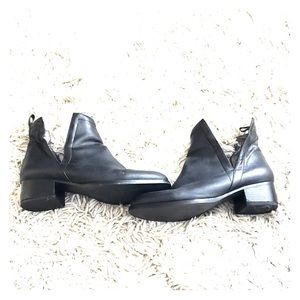 Vintage Jeffrey Campbell Oriley cut out boot black